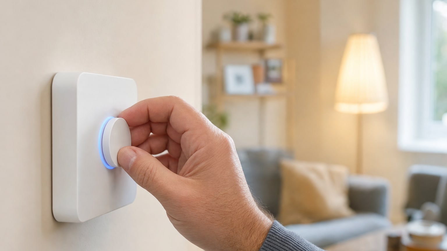 Réglage d'un thermostat mural pour économiser l'énergie